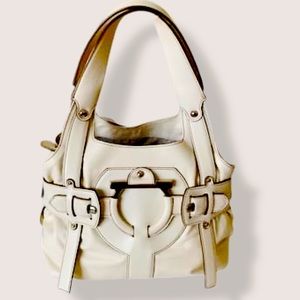 Ferragamo white purse